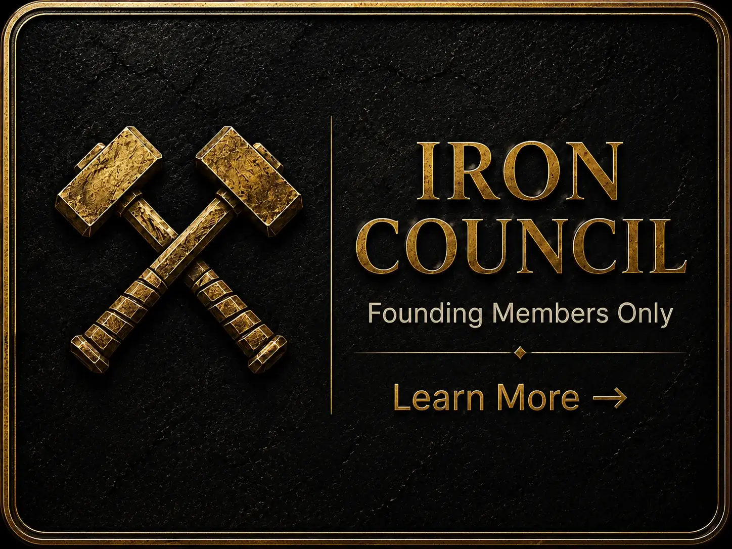 Iron Council — Founding Members Only